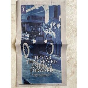 Car That Moved America Forward USA Today newspaper 3/10/24